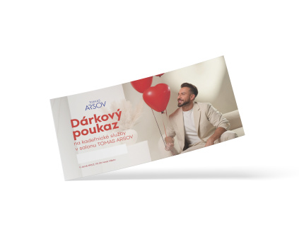 V poukaz fyzicky mockup