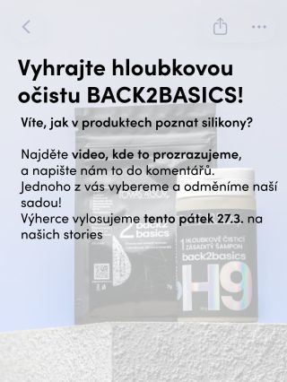 Máme pro vás soutěž o naši hloubkovou očistu BACK2BASICS! ✨ Cesta ke zdravým vlasům začíná u dokonale čistého štítu. Víte...