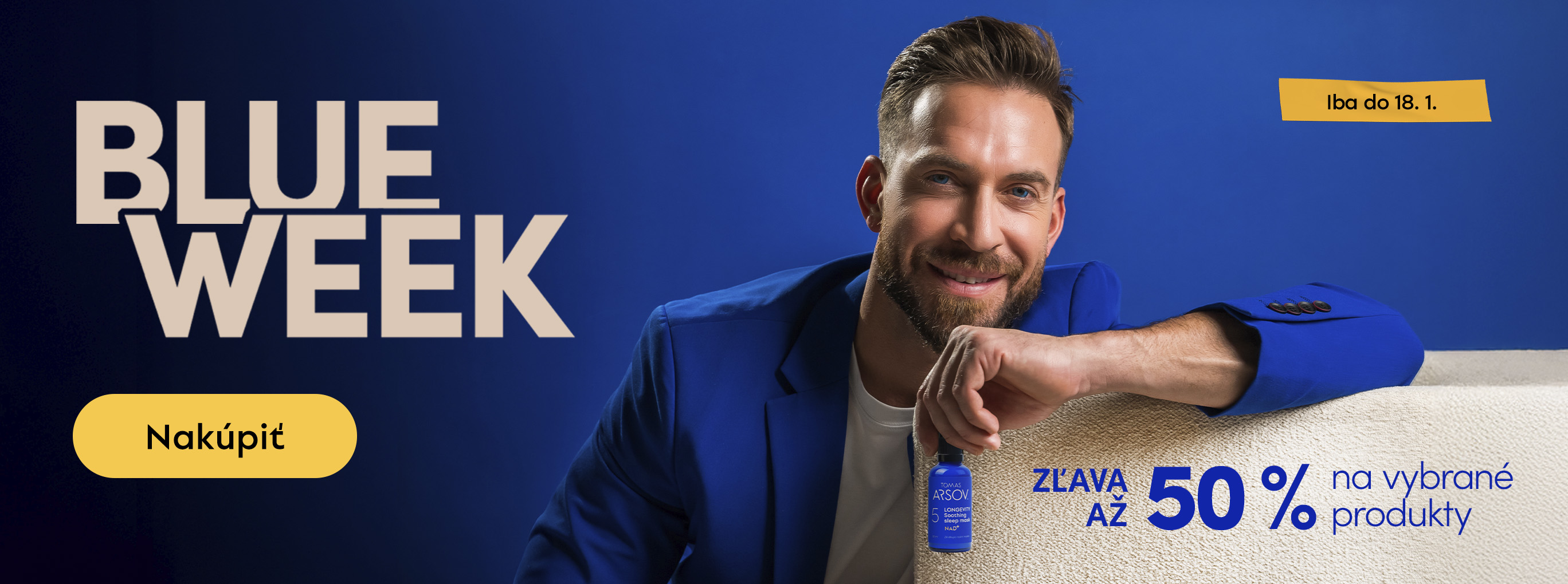 Blue Week zľavy až 50 %