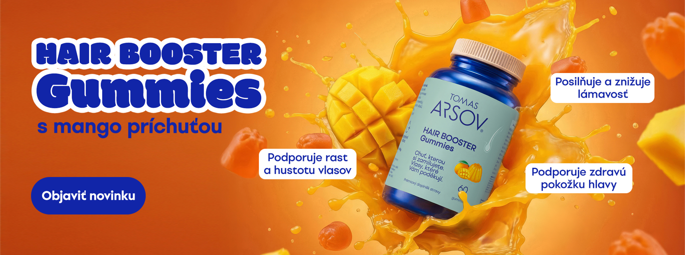 Novinka - HAIR BOOSTER Gummies