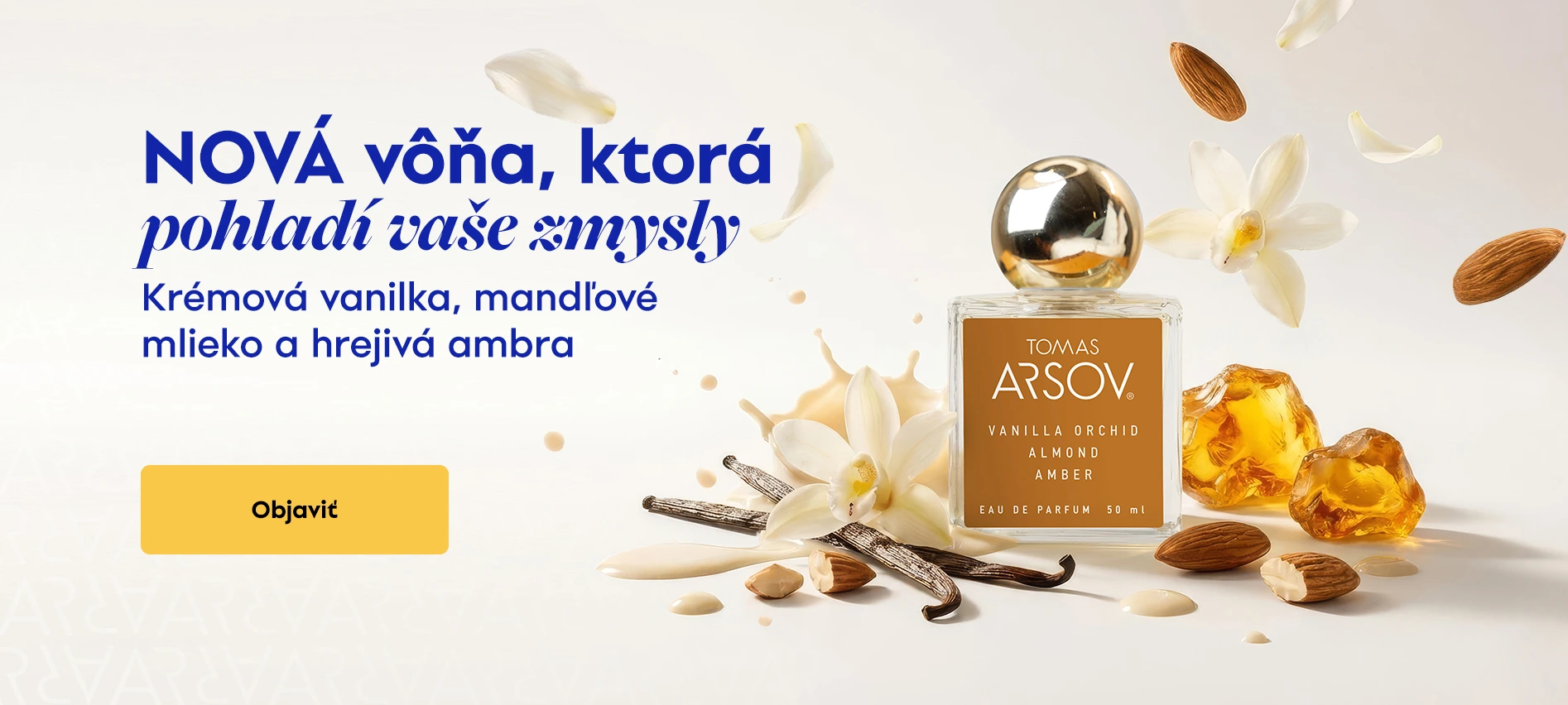 Objavte novinku - parfém VANILLA ALMOND MILK AMBER