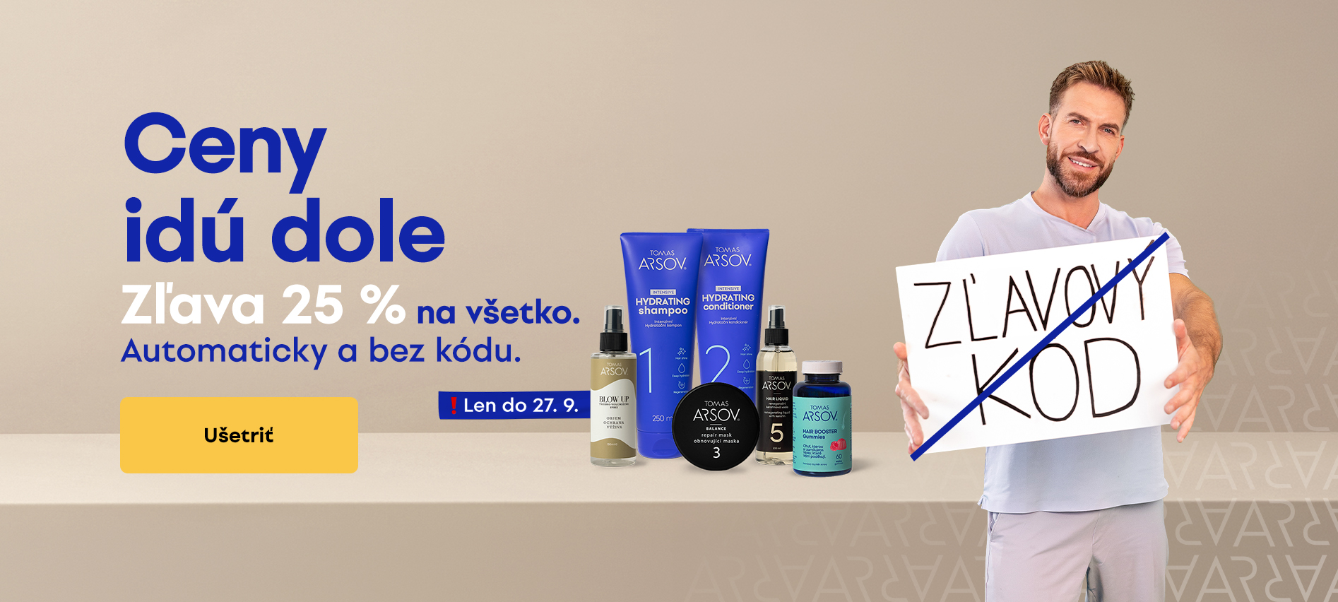 CENY IDÚ DOLU - zľava 25 %
