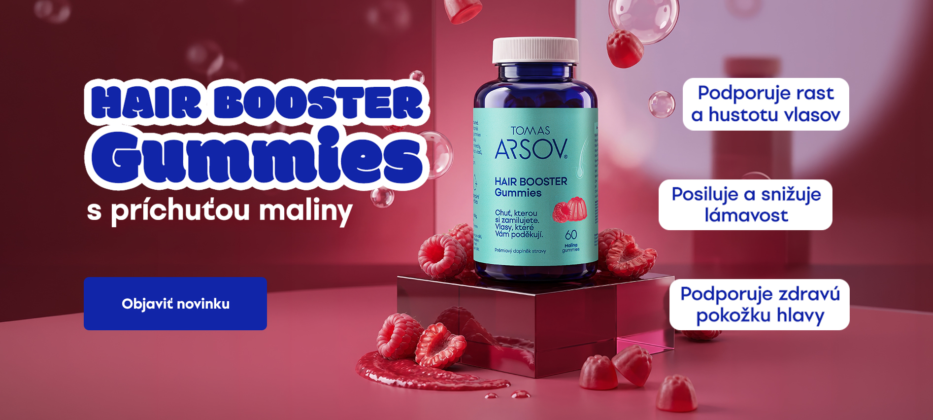Novinka - HAIR BOOSTER Gummies