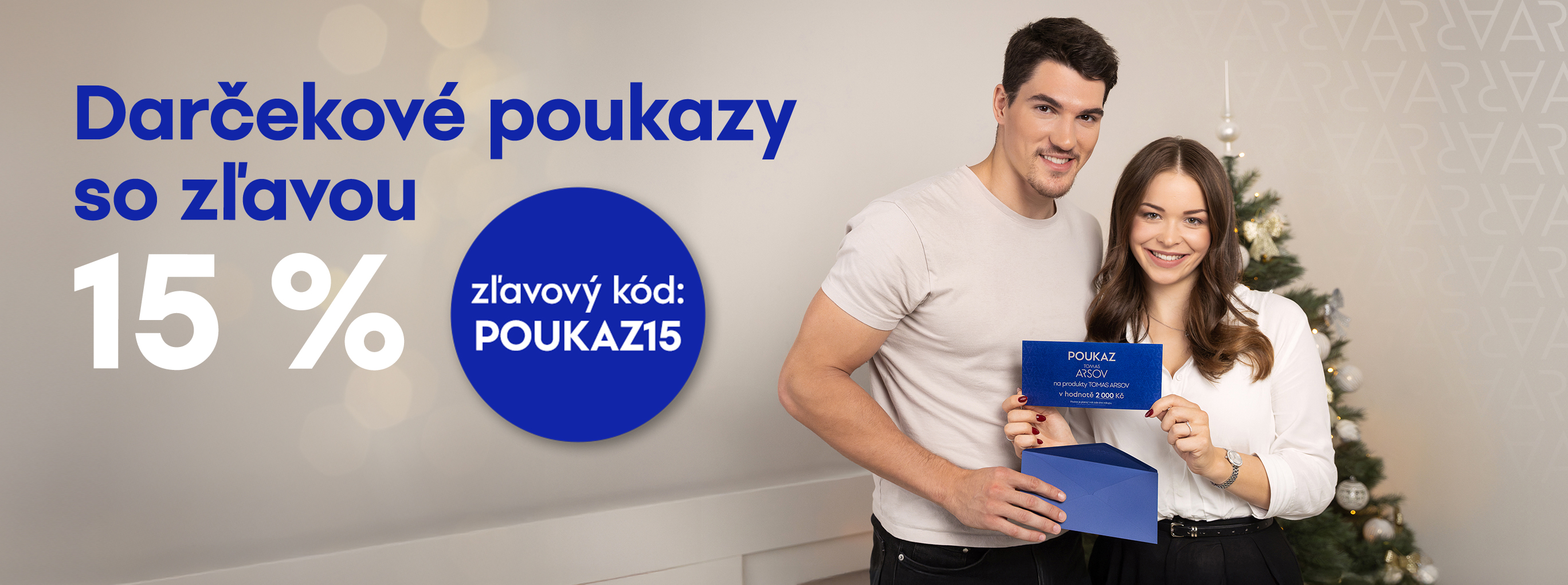 Poukazy na nákup produktov - skvelý darček pod stromček