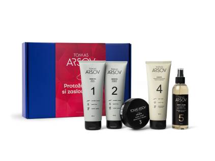 Valentynske baleni GREEN TEA Sada pro citlivou pokoz╠îku a oslabene╠ü vlasy