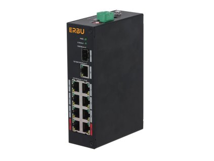 ERBU E-EFS-0901-90-96 8portový PoE switch