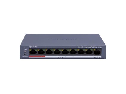 HIKVISION DS-3E0109P-E/M(C) 8portový PoE switch