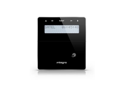 Satel INT-KWRL2-B bezdrôtová LCD klávesnice