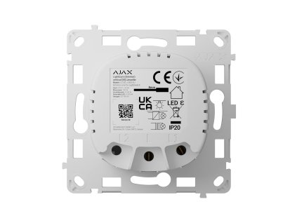 Render – Ajax LightCore Dimmer vertical 55 Jeweller – back