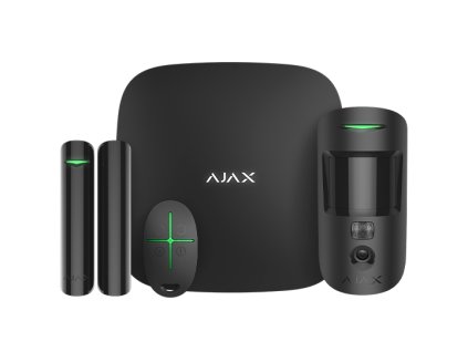 AJAX StarterKit Cam Plus Black Bezdrôtový set