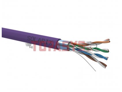 Instalační kabel Solarix CAT5E FTP LSOH D<sub>ca</sub>-s1,d2,a1 305m/box SXKD-5E-FTP-LSOH