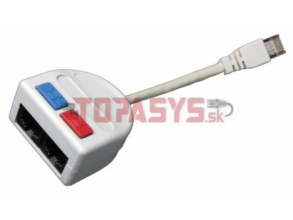 Rozdvojka počítač/telefon 2 x RJ45 UTP T-MOD 3-U4