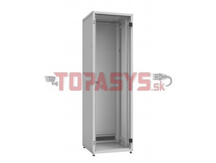 Rozvaděč LC-50 42U, 600x800 RAL 7035, skleněné dveře