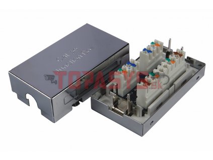 Spojovací box CAT5E STP 8p8c LSA+/Krone KRJS45-VEB5