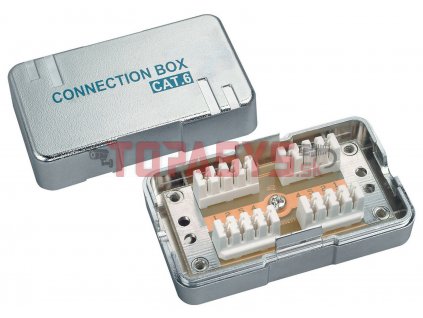 Spojovací box CAT6 STP 8p8c LSA+/Krone KRJS45-VEB6