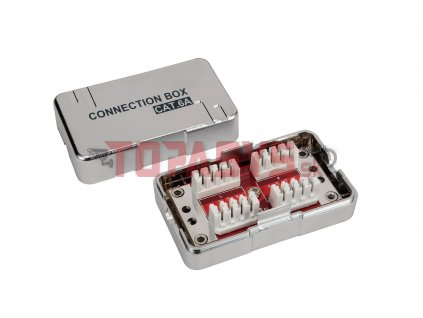 Spojovací box CAT6A STP 8p8c LSA+/Krone KRJS45-VEB6A
