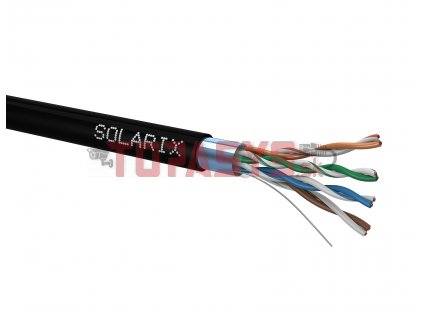 Instalační kabel Solarix CAT5E FTP PE Fca 100m/box SXKD-5E-FTP-PE
