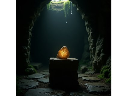 Flux Dev A small mysterious stone about the size of a human ha 0