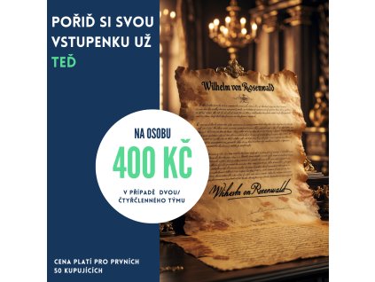 TBA Praha Výzva: Dědictví Wilhelma von Rosenwalda