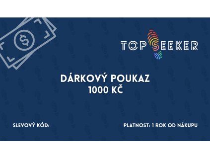 Elektronický dárkový poukaz na nákup v hodnotě 1000 Kč