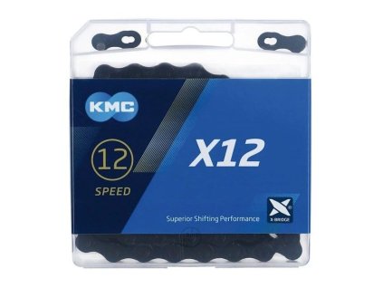 Retez KMC pro 12 rychlosti cerny