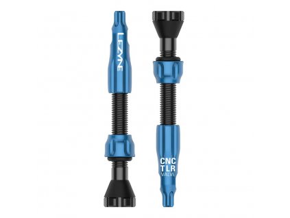 Kvalitní bezdušové Bezdušové ventilky Lezyne CNC TLR Valve modré