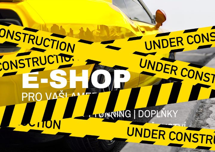Připravujeme nový e-shop