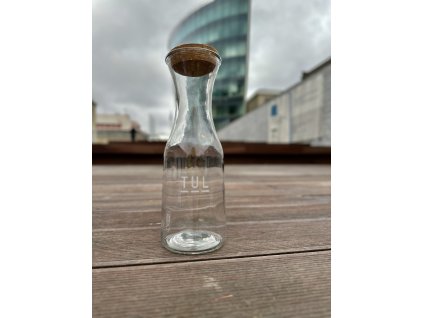 Glass water carafe