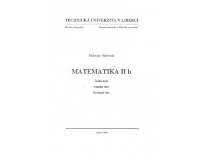 Matematika II b OBÁLKA