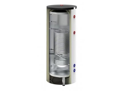 Nerezový nepřímotopný ohřívač vody s 1 výměníkem 200 L