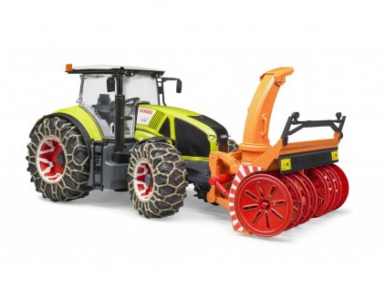 2313 1 bruder 3017 traktor claas axion 950 se snehovou frezou