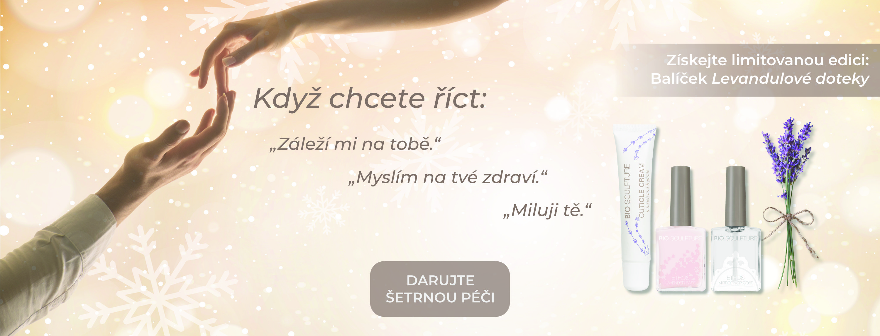Získejte limitovanou edici balíčku Levandulové doteky
