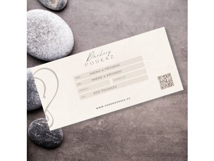 Dárkový poukaz v PDF k tisku