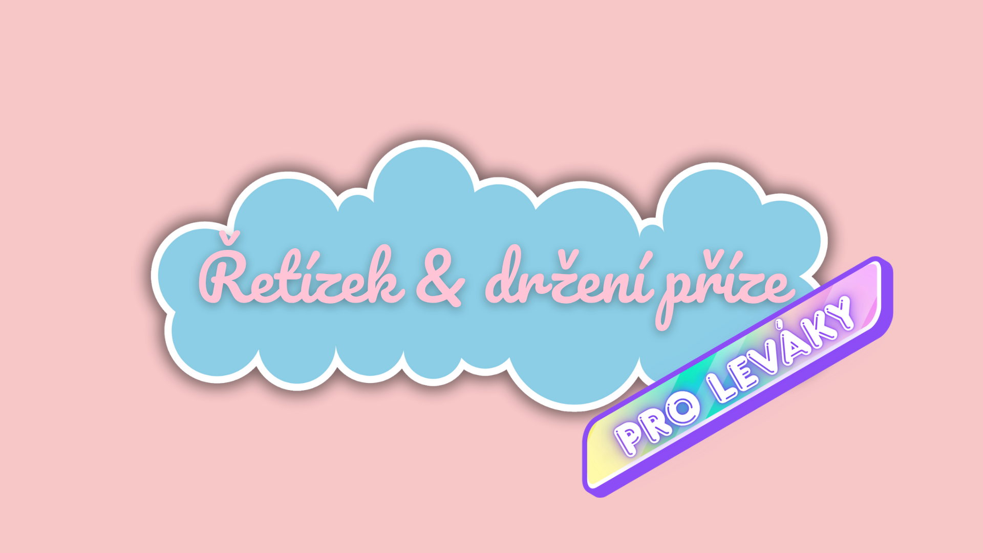 Řetízek & držení příze *pro leváky*