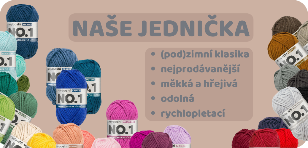 Myboshi No.1 teplá příze