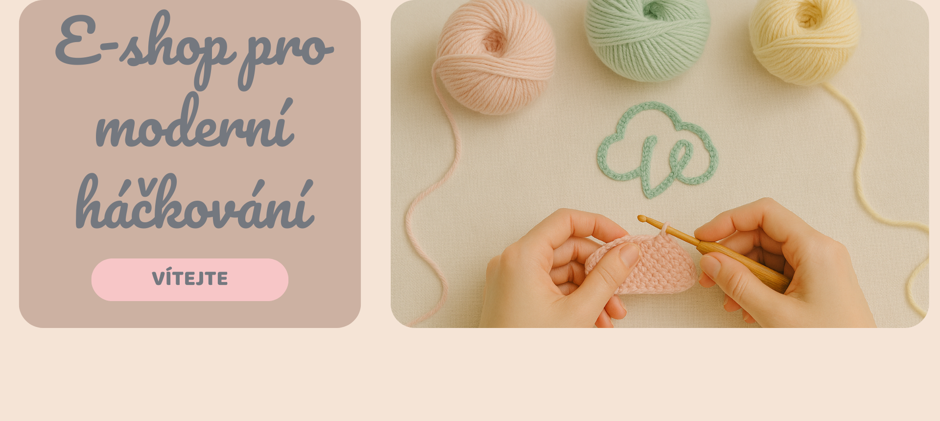 E-shop pro moderní háčkování