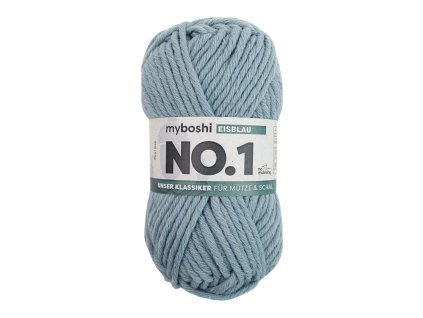 Ledová modř klubko Myboshi příze No.1 Eisblau
