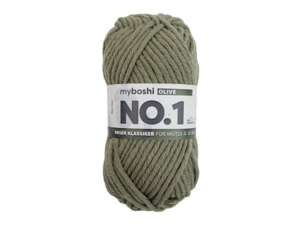 Olivová klubko Myboshi příze No.1 Olive