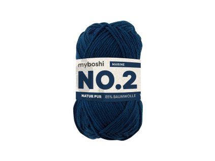 23 Ultramarín klubko Myboshi příze No.2 Marine W2550