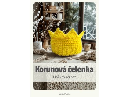 Set čelenka pro větší děti - Žlutá