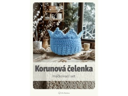 Set čelenka pro větší děti - Světle modrá