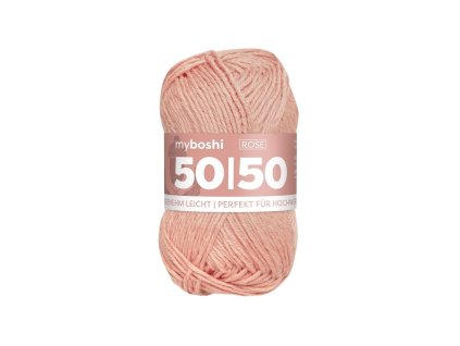 06 Rose klubko Myboshi Příze 50:50 Rose W938