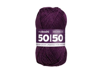 09 Ostružina klubko Myboshi Příze 50:50 Brombeere W964