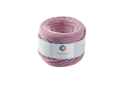 Rainbow yarn Pudrová růže