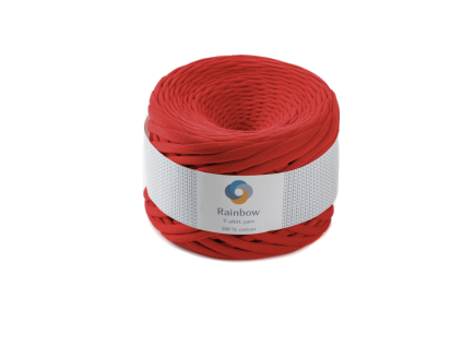 Rainbow yarn Červená