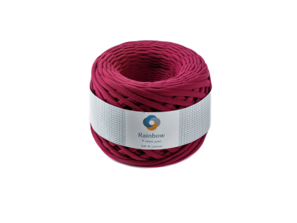 Rainbow yarn Bordó