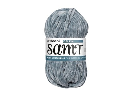 23 Delfín klubko Myboshi Příze Samt Delfin W894
