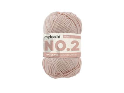 04 Rose čtverec Myboshi příze No.2 Rose W2440