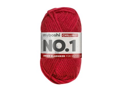 14. Chilli červená klubko Myboshi příze No.1 Chillirot 2