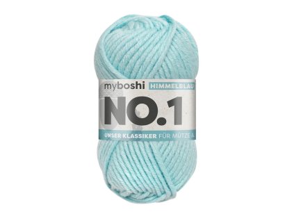 Nebeská modř klubko Myboshi příze No.1 Himmelblau 2